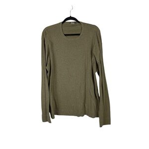 John Varvatos Olive Green 100% Cotton Long Sleeve Shirt Size XL